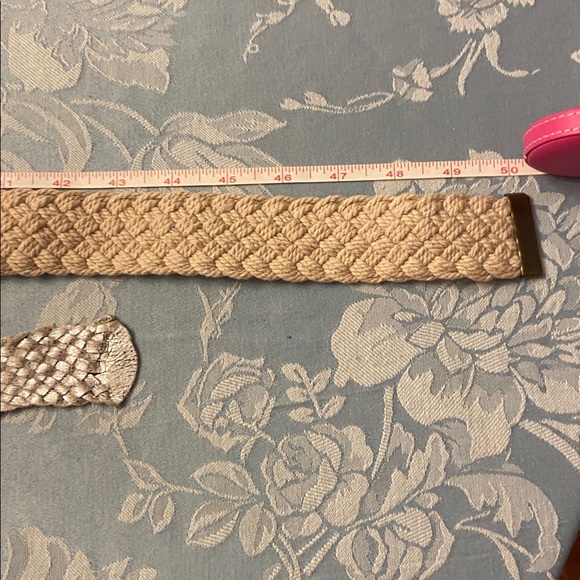 Vintage Elegant Cream and Silver Braided Belt Set - Picture 16 of 16